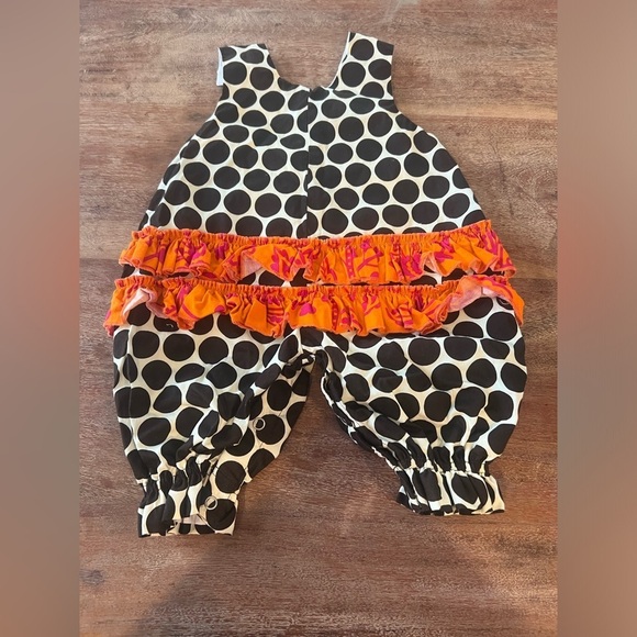 La Jonns toddler Pumpkin Romper size 9 months - Picture 6 of 8